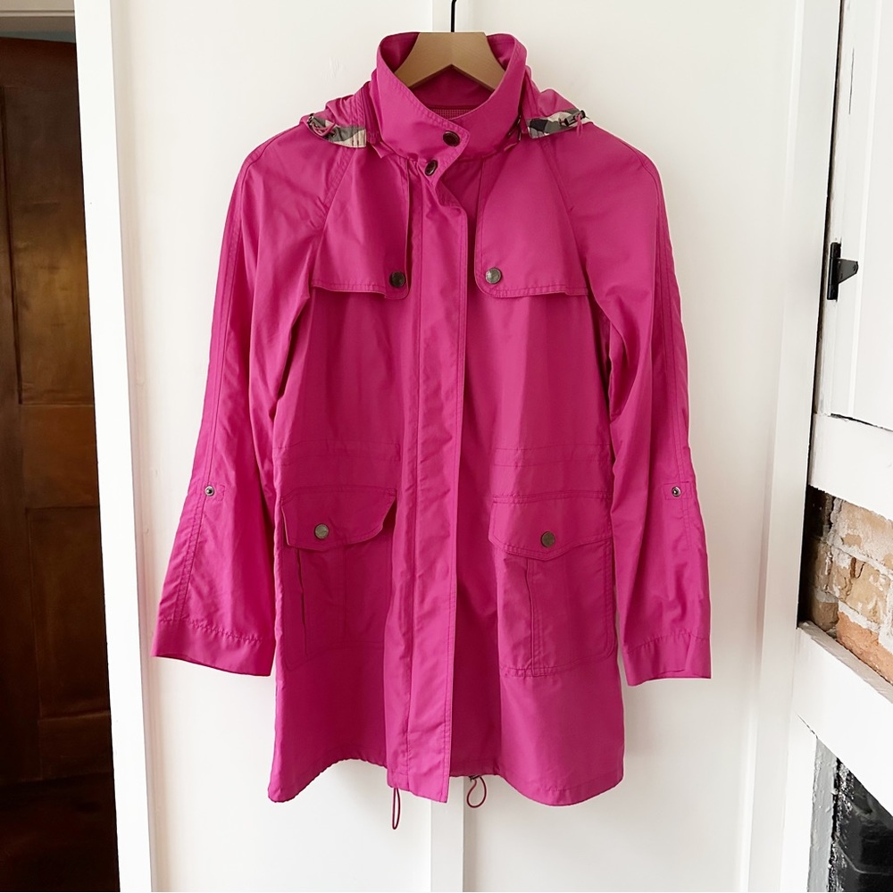 BURBERRY pink London raincoat
